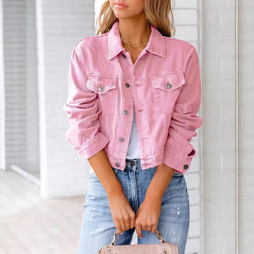 falapala Trendy Denim Jackets - Multiple Colors for Effortless Style