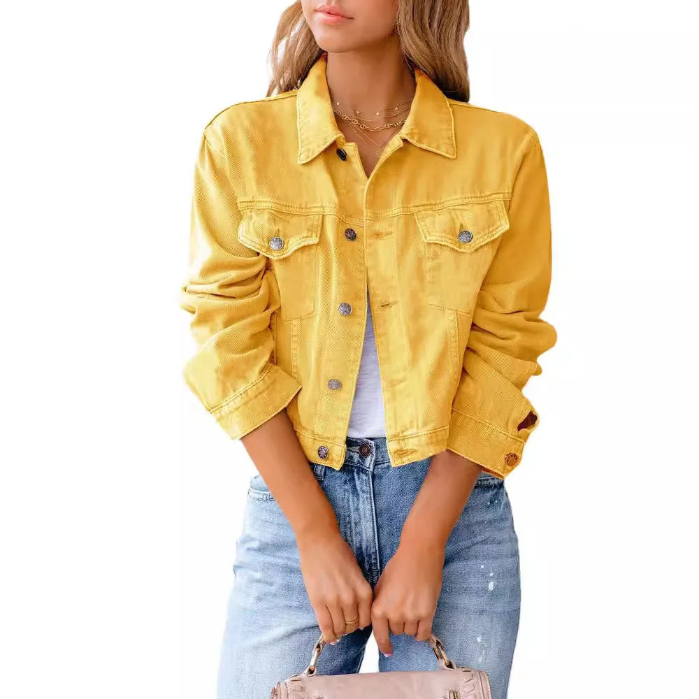 falapala Trendy Denim Jackets - Multiple Colors for Effortless Style