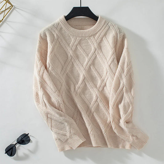 falapala Cozy Cable - Knit Crew - Neck Sweater: Style Meets Comfort