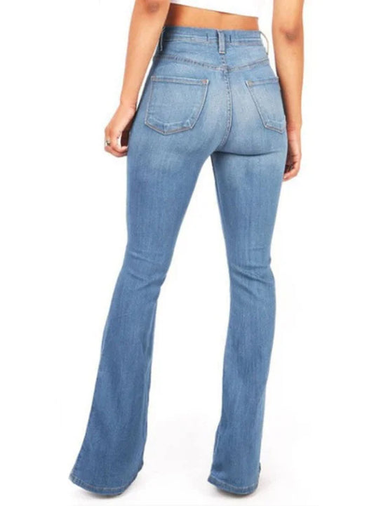 falapala Mid - Size Flared Jeans: Trendy Style for Every Occasion