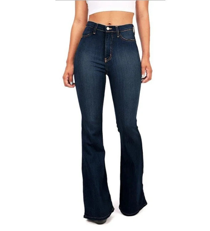 falapala Mid - Size Flared Jeans: Trendy Style for Every Occasion