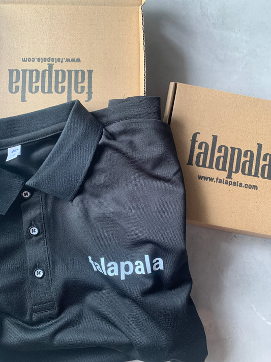 falapala Black Polo Shirt - Elevate Your Casual and Semi - Formal Look
