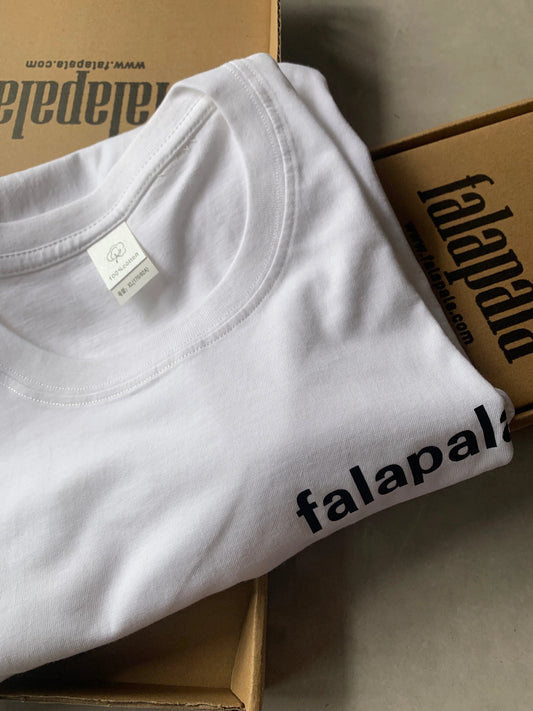 falapala 100% Cotton White T - Shirt - Effortless Style and Comfort