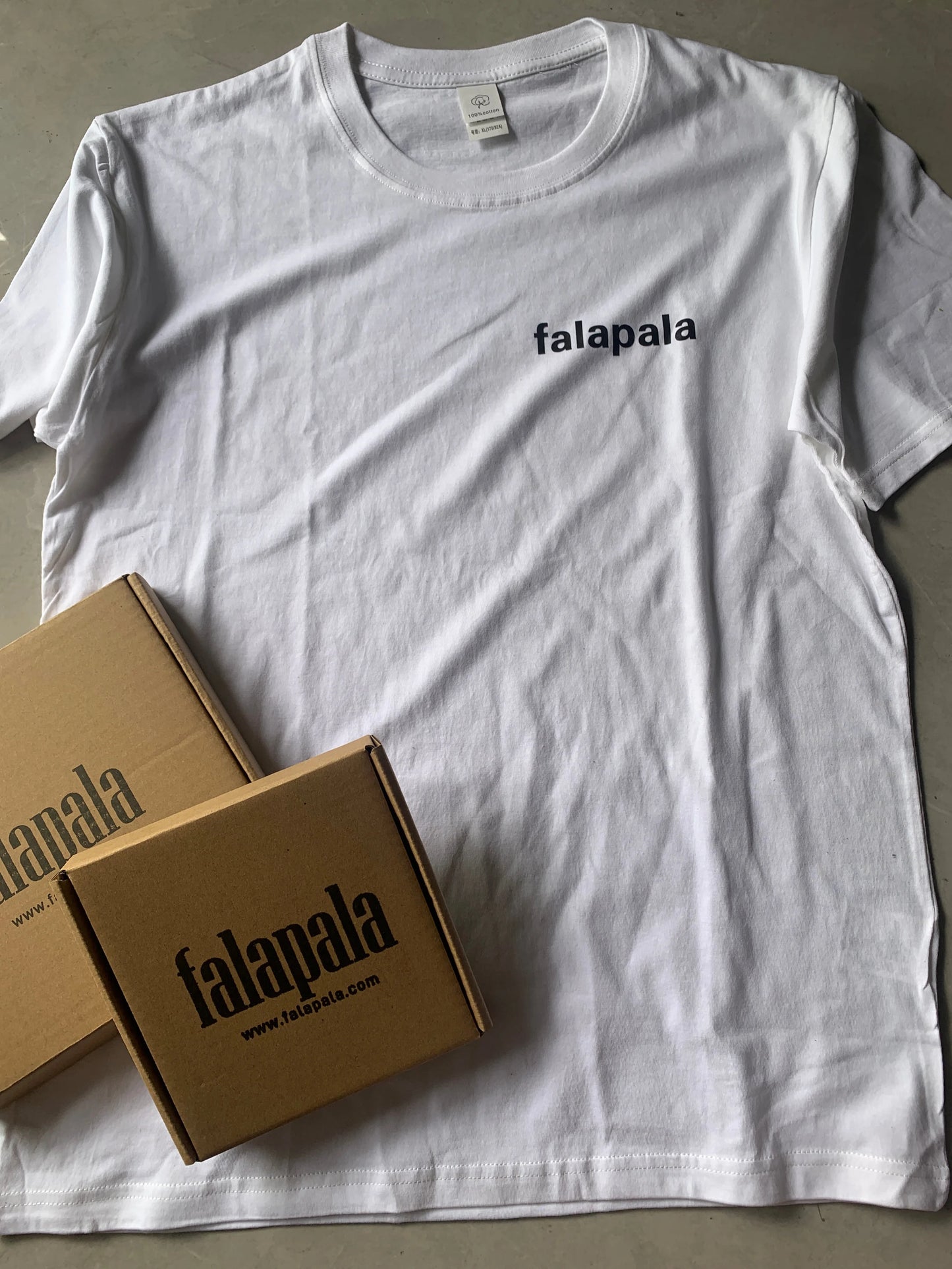 falapala 100% Cotton White T - Shirt - Effortless Style and Comfort