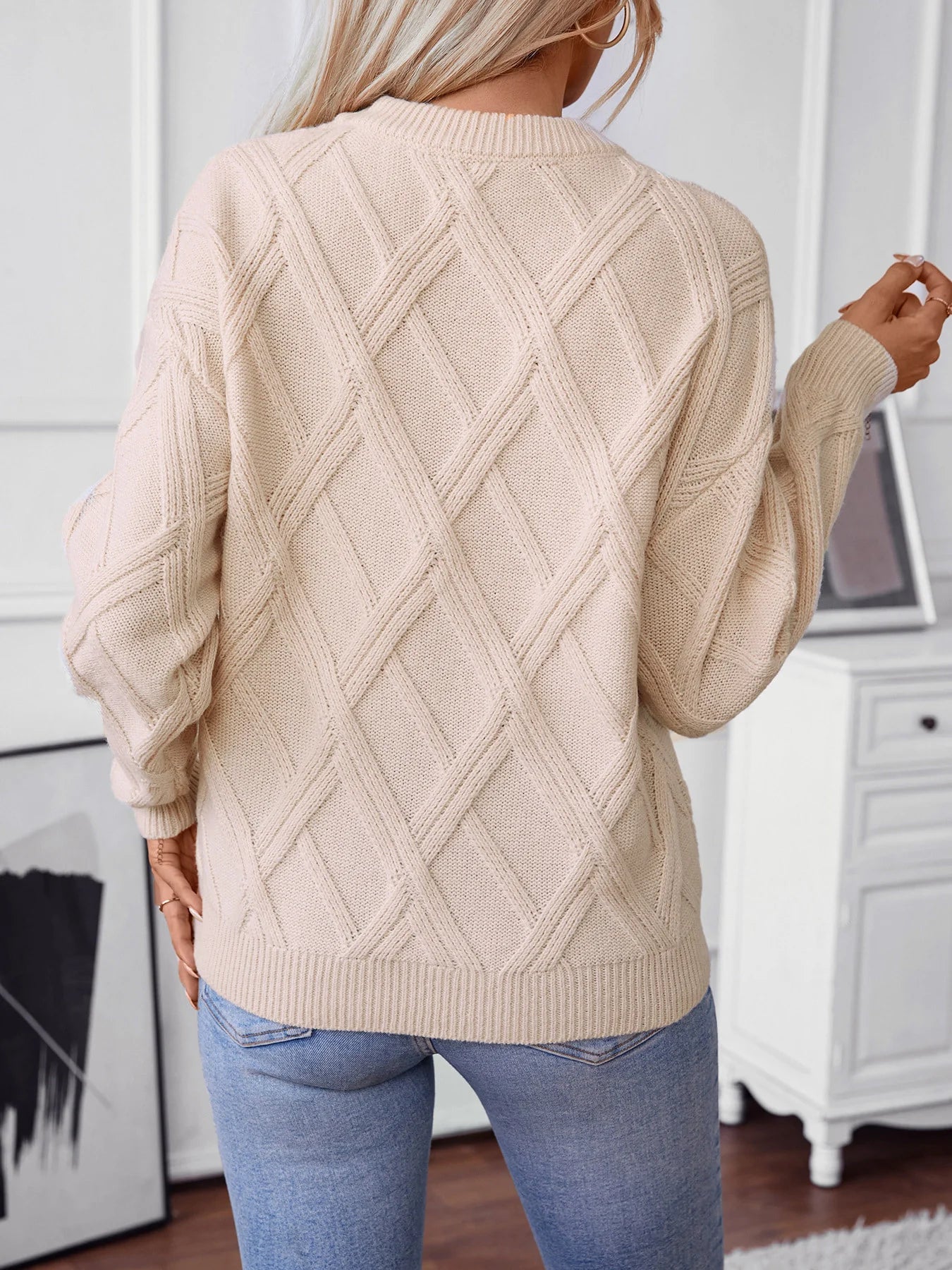 falapala Cozy Cable - Knit Crew - Neck Sweater: Style Meets Comfort