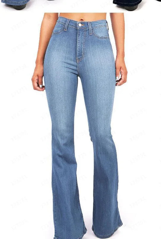 falapala Mid - Size Flared Jeans: Trendy Style for Every Occasion