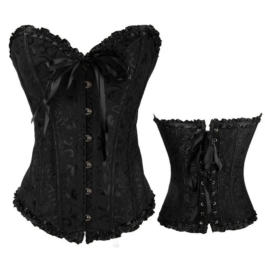 falapala Gothic - Inspired Black Corsets: Unleash Your Inner Elegance