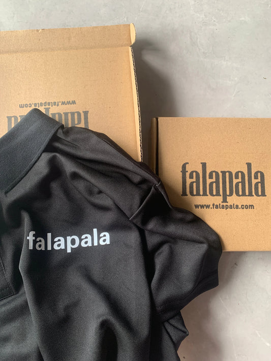 falapala Black Polo Shirt - Elevate Your Casual and Semi - Formal Look