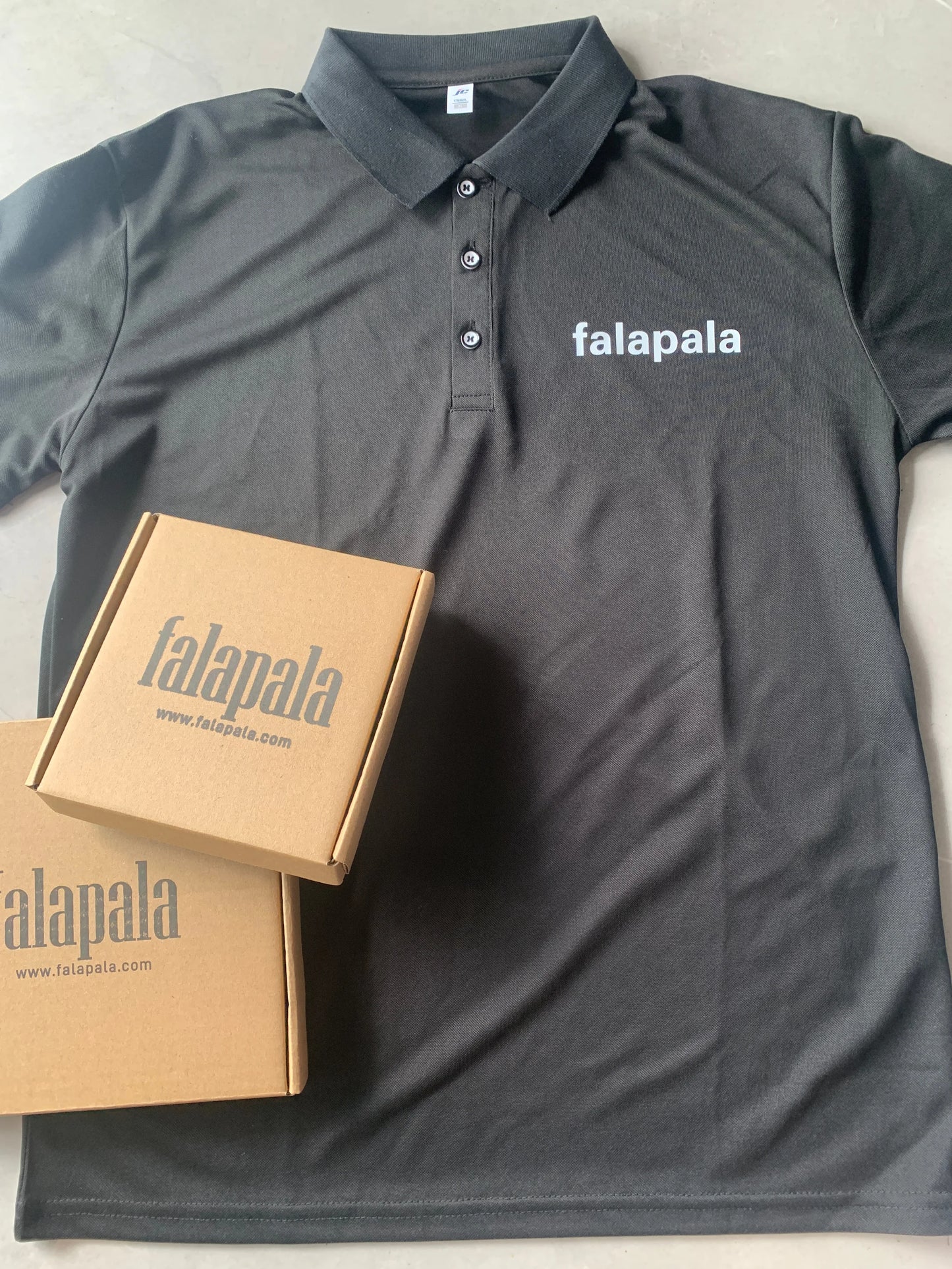falapala Black Polo Shirt - Elevate Your Casual and Semi - Formal Look