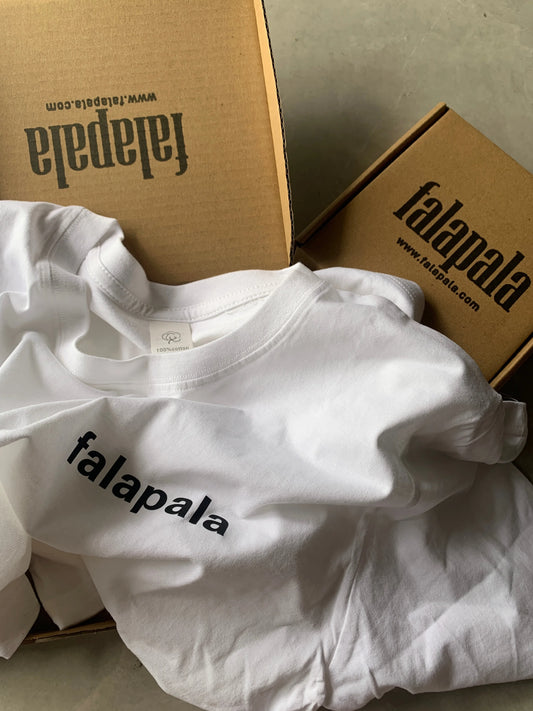 falapala 100% Cotton White T - Shirt - Effortless Style and Comfort